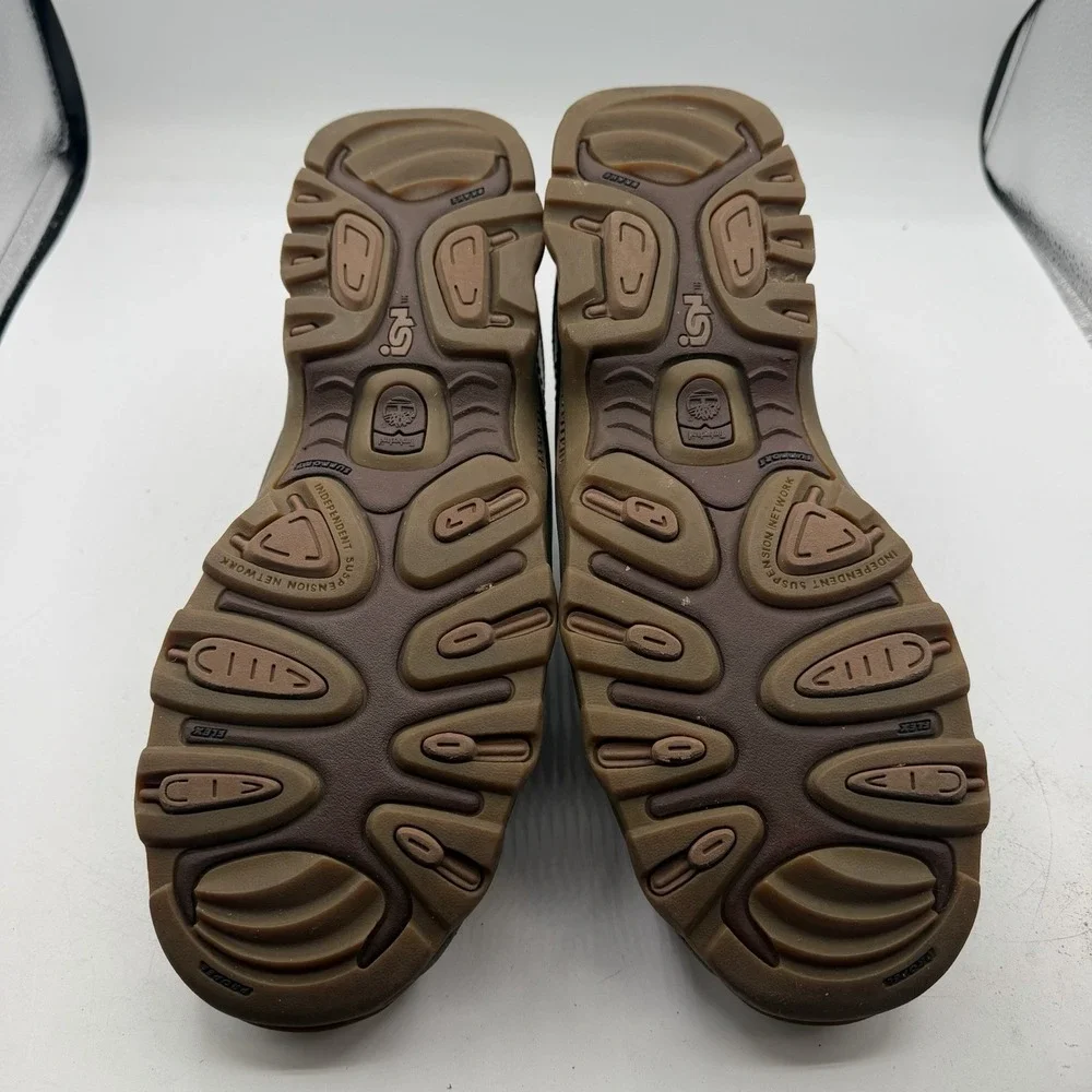 Timberland Clogs Mens Sz 11.5 M Brown Leather Slip On Mules Shoes Backless 77086